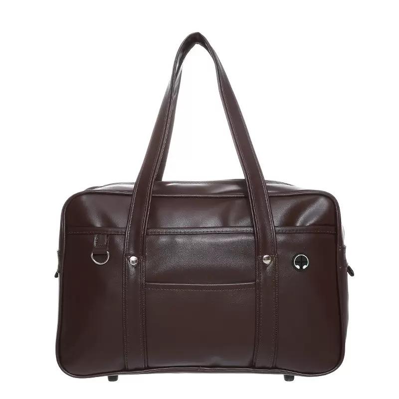 

Японская двумерная студенческая школьная сумка JK, школьная сумка из искусственной кожи для девочек, износостойкая водонепроницаемая сумка-мессенджер на одно плечо