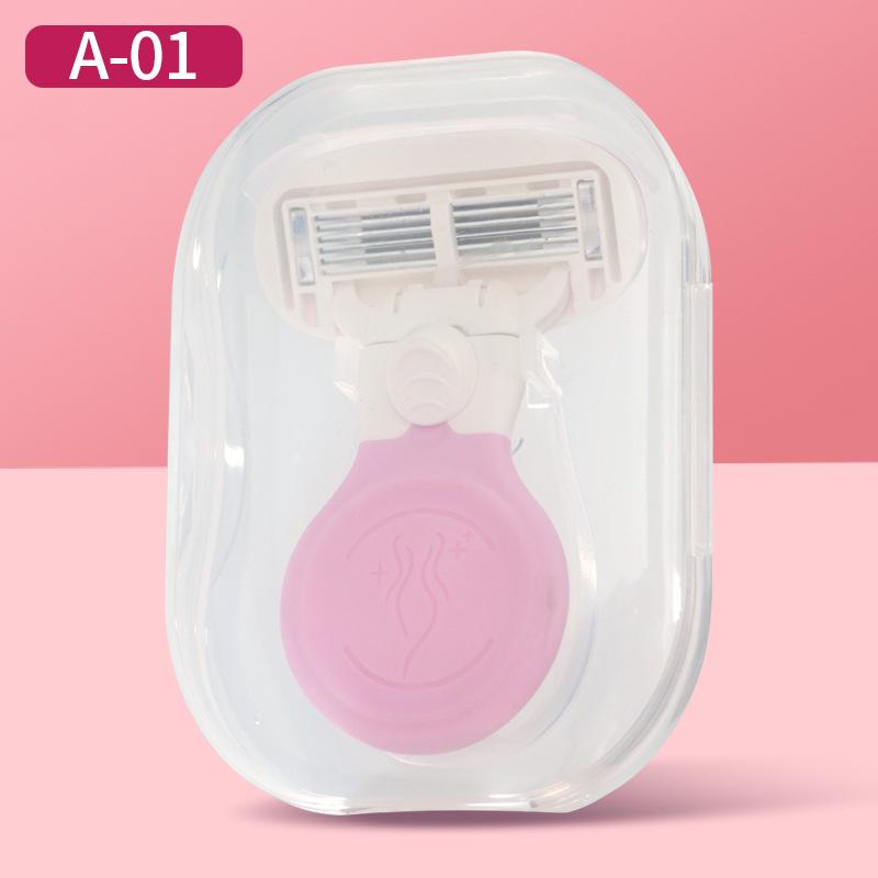 Women's Portable Large Soap Head Razor for Safe, Painless Shaving of Legs, Underarms, and Private Areas.
