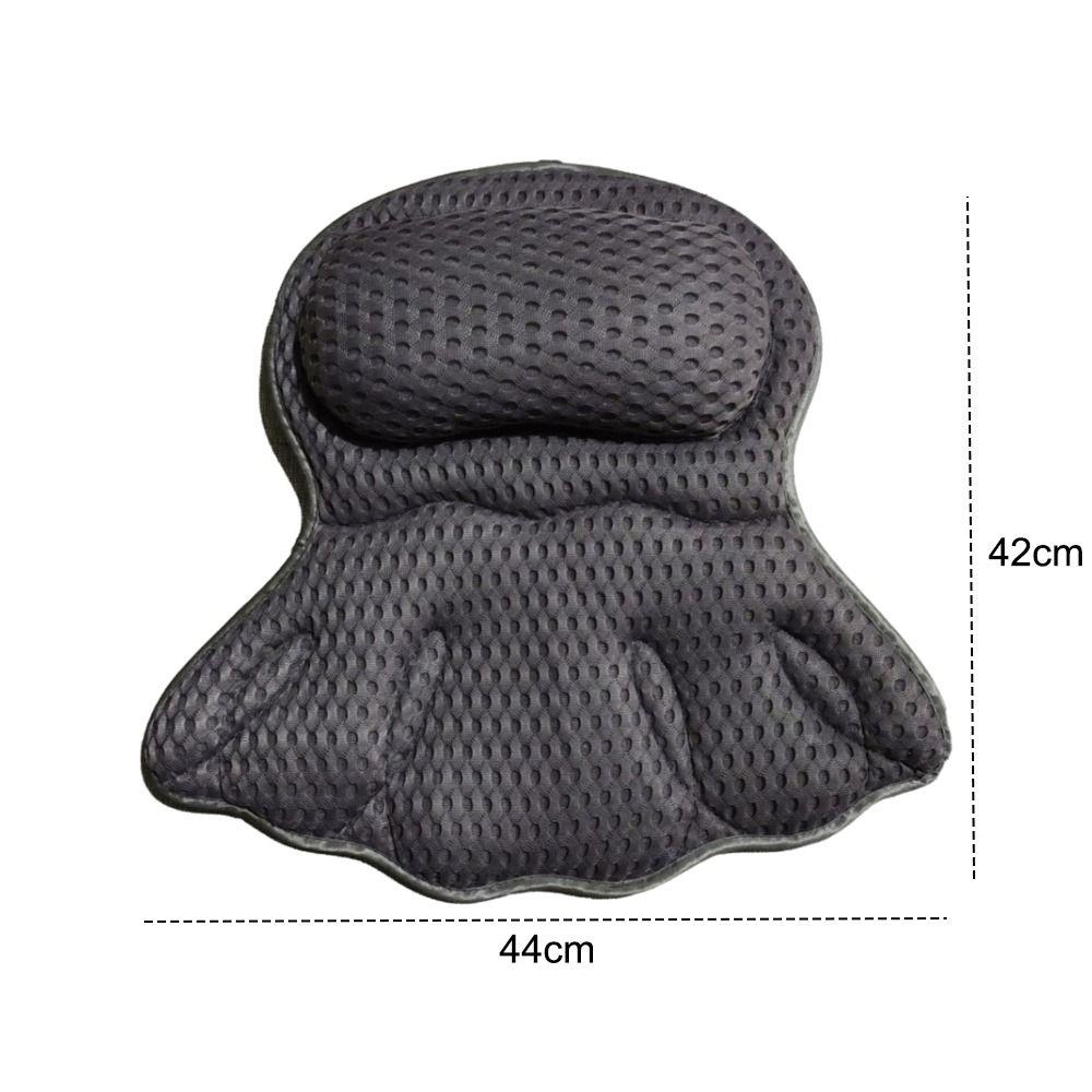 Machine Washable Bath Pillow Neck and Back Support Bathtub Cushion Bathroom Supplies