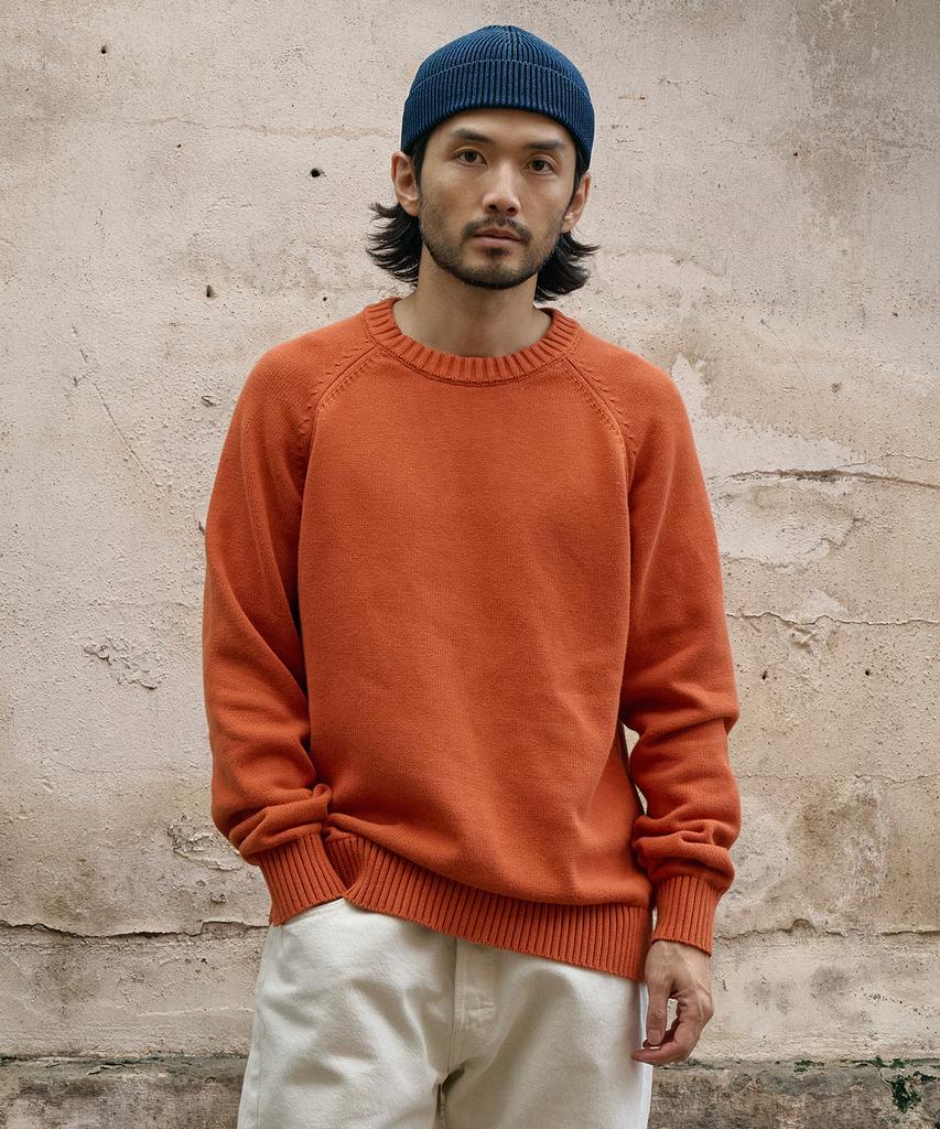 HEAVYI Fisherman Heavy Knit_Orange