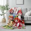 Cartoon anime nun loli printed blanket Warm Flannel Blankets Soft and Comfortable blanket Home Travel Blanket Birthday Gift