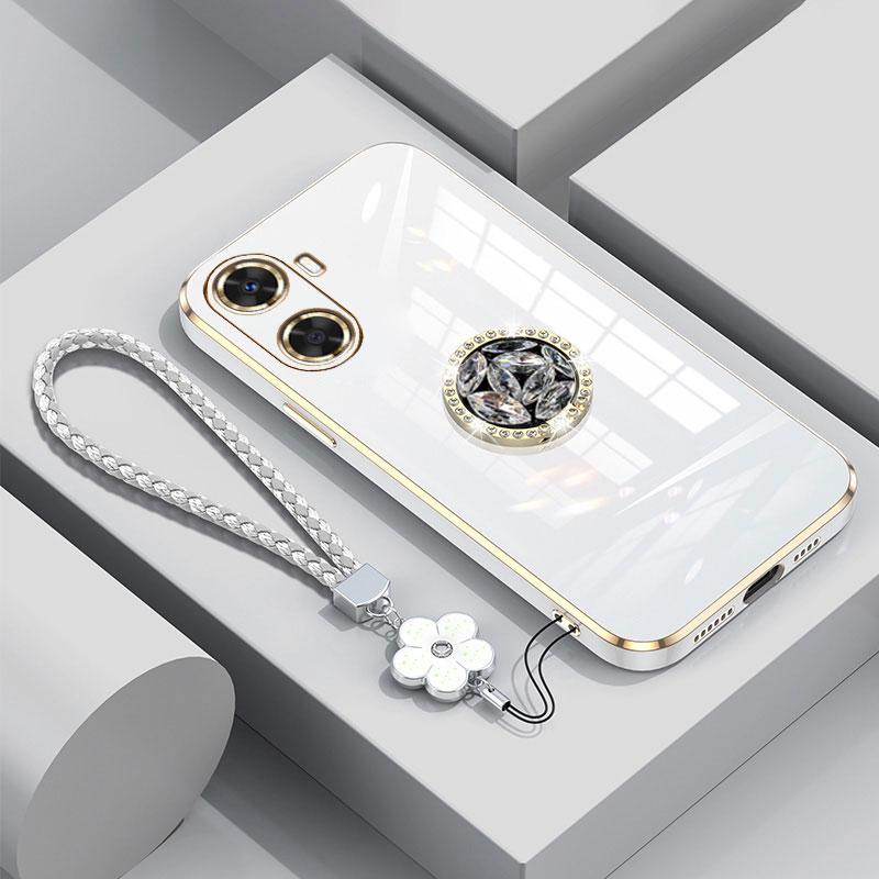 POCOX7PRO Case with Lanyard,Luxury Diamond Holder Case For Xiaomi Poco X7 Pro Redmi Note14 Pro + A4 Cover Cases X7pro Stand Ring