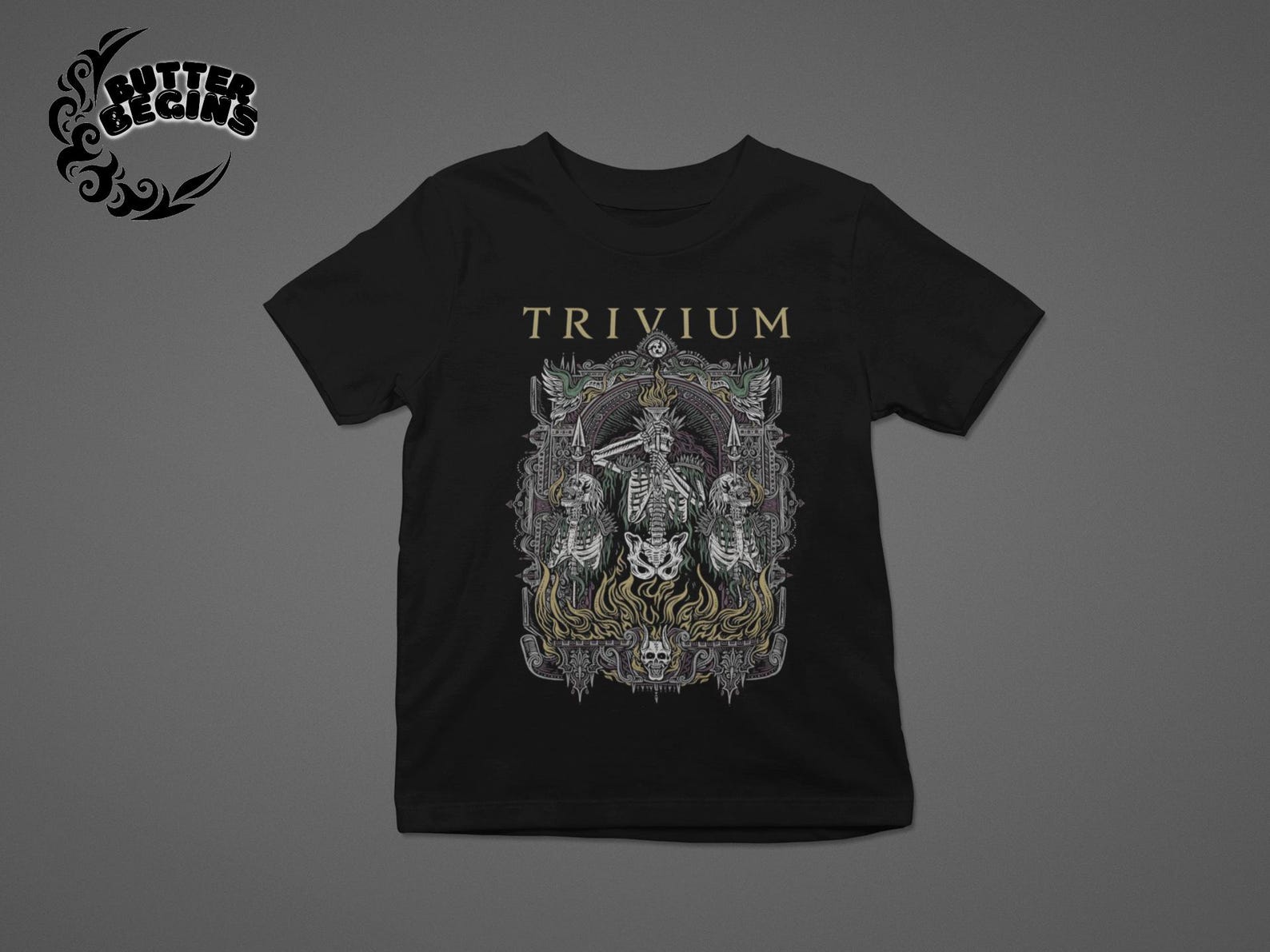 Trivium T-Shirt - Metal Band Inspired 90 s Graphic Tees - Alternative Rock - Music Merch - Unisex T-Shirt S