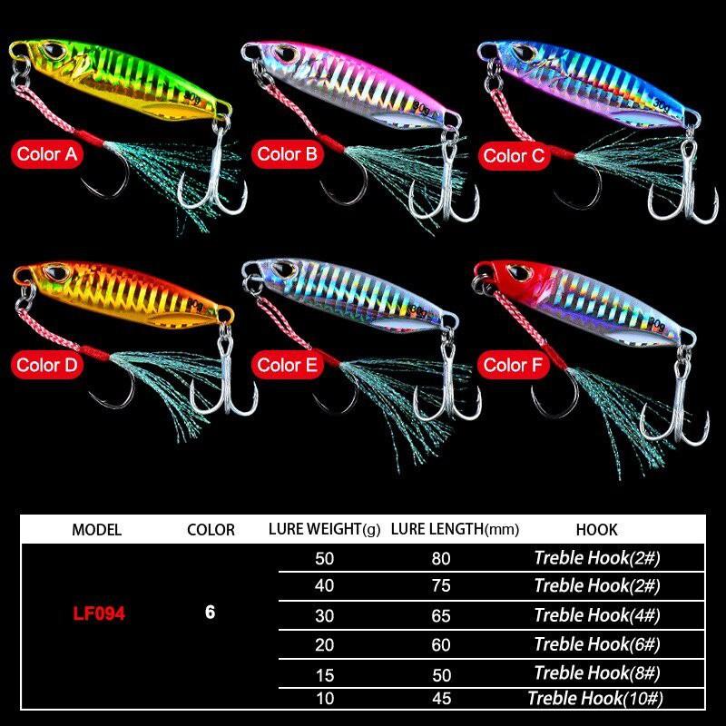 Metal Jig 10g 15g 20g 30g 40g 50g Shore Casting Jigging Spoon Lead Sea Cast Sea Fishing Lure Artificial Bait Tackle