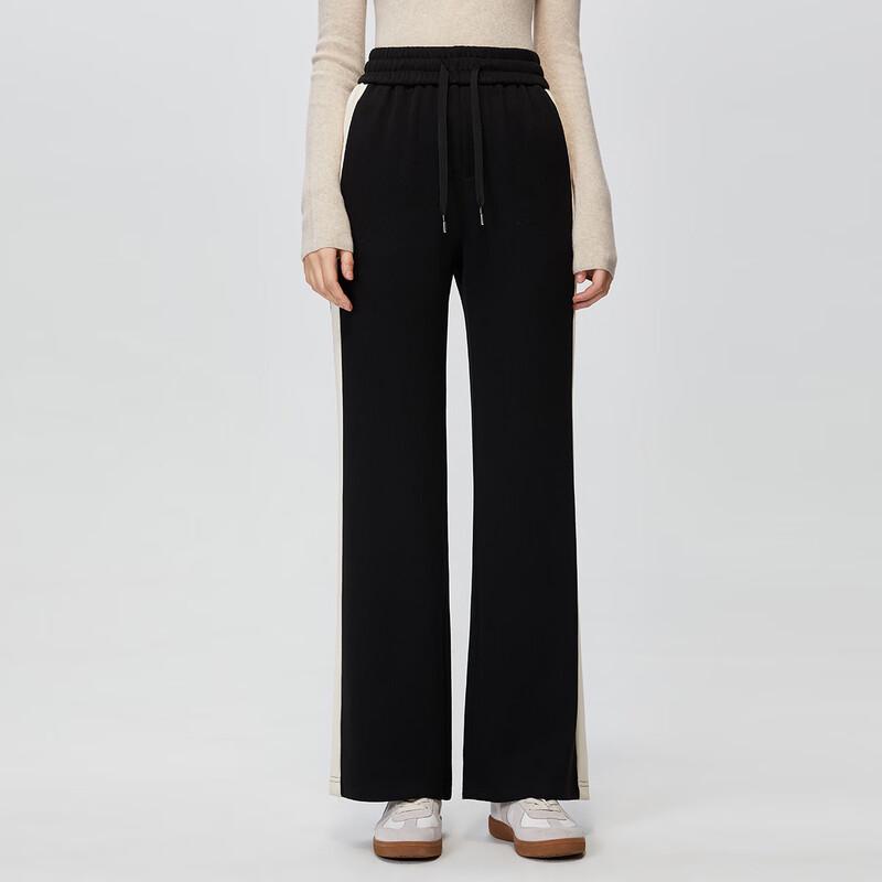 

Tatu Women s Casual Micro-Flare Knit Pants S