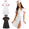Fancy Dress Costume Outfit Role Play Uniform Set for Carnival Halloween Nurse Cosplay Costume