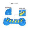 Dog Toy Bite-Resistant Molar Rod Interactive Training Dog Toy Rubber Sound Squeaky Bone Shape Pet Supplies