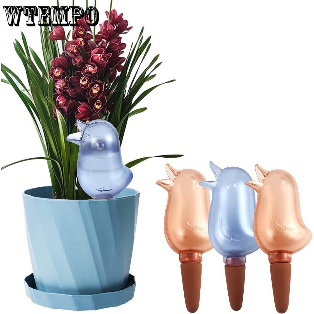 4pcs Self Watering Spikes Indoor Plant Watering Globes Bird Shape Automatic Irrigation Spikes Plant Watering Devices
