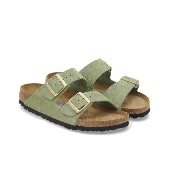 Birkenstock Stylish Comfort Versatile Slides Green Unisex 1027962 40