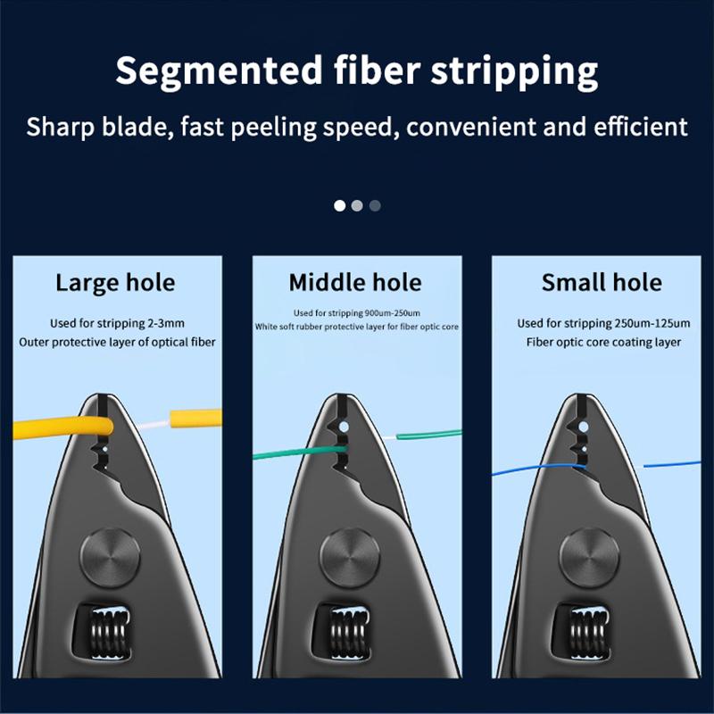 Cfs-3 Three-Port Cfs-2 Dual Port Fiber Optical Stripper Pliers Wire Strippers For Ftth Tools Optic Stripping Plier Tool