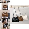 Stylish Large Capacity Pu Leather Shoulder Bag For Women Trendy Totebag