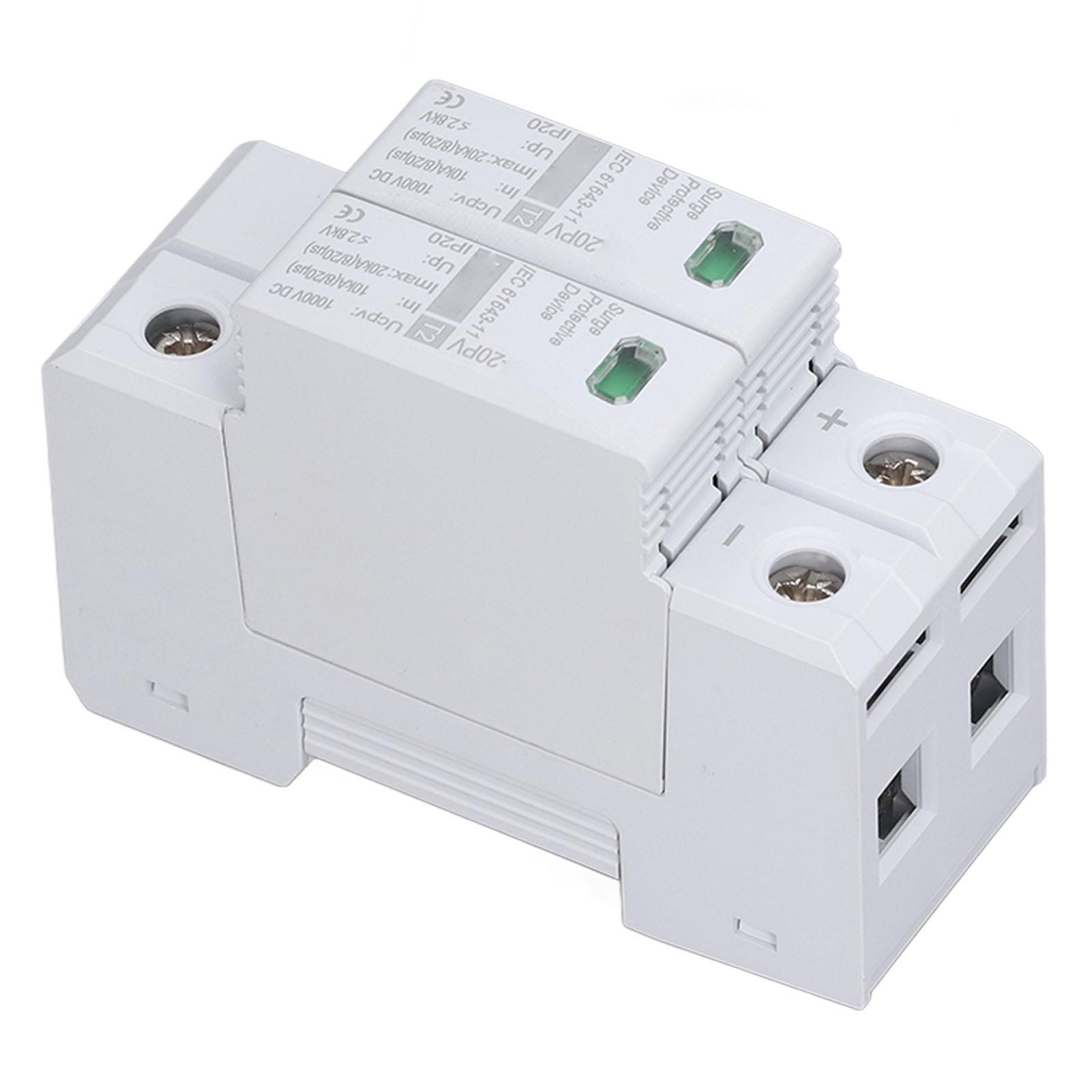 

Сонячний ПВ захисник від перенапруги постійного струму 2P 10 до 20 кА 35 мм DIN-рейка Фотоелектричний захист від перенапруги