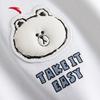 ANTA x LINE FRIENDS Ice-Feel Antibacterial Loose Fit Summer T-Shirt
