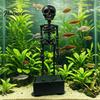 Decorazione Sottomarina Scheletro Durevole Decorazione di Halloween Pesce Dinamico Ornamento per Acquario, Decorazioni per Feste in Acquario Danzanti, Aria Sottomarina Stampata in 3D
