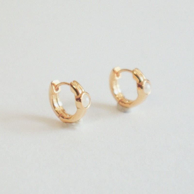 OudStudio Mini Classy One-touch Earring_Gold