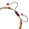 Women Bracelet Colorful Beads Decor Adjustable Length Braided Bracelet Wristwear Jewelry Gift Versatile Accessory