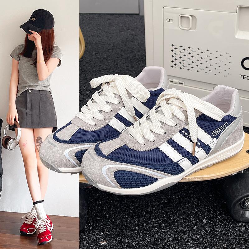 Pretty Feifei | Autumn Breathable Inner Height Increase German Training Shoes Women's Shoes Versatile Casual Shoes Comfortable Sports Shoes Women's