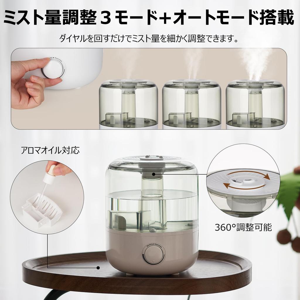 Ultrasonic Small Quiet Model Water Supply from Adoric Dry Humidifier for One Aroma Adjustment of Air Prevention of Dry Energy Saving Water Leak Dry