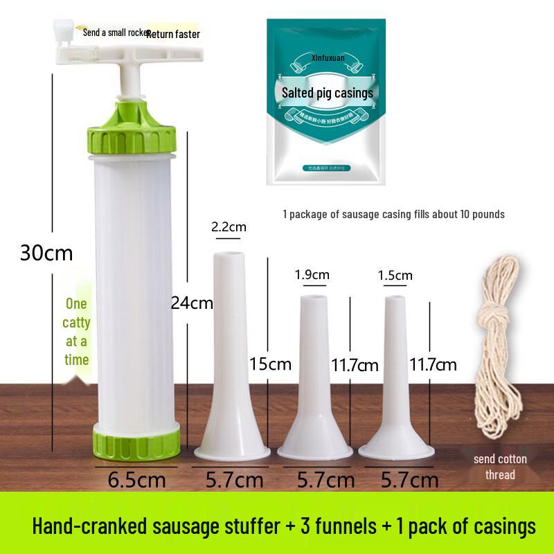 Zhaoran Manual Sausage Stuffer with Casing Kit