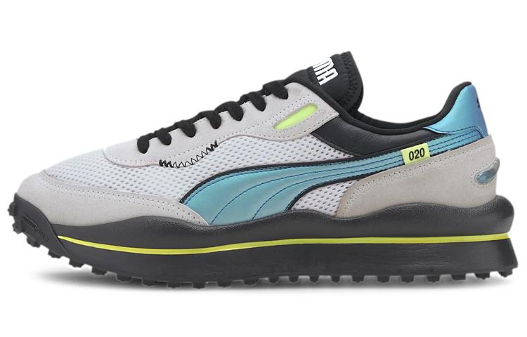 PUMA Style Rider Petrol Spill White 373237-01 38