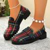 Fashion Women Sneakers New Women Round Toe Student New Lolita Shoes Comfortable Sneakers Women Vintage Platform Plaid Mary Jane Shoes