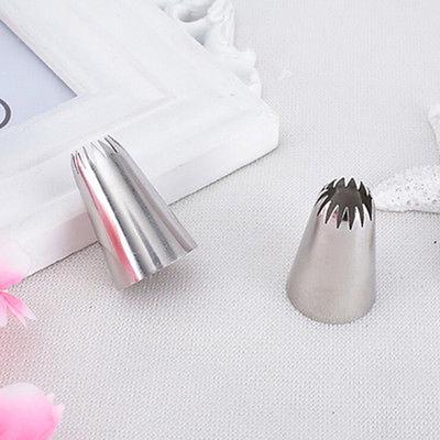 6B Attractive And Durable Stainless Steel Icing Nozzle Decor Tip Cake Baking Pastry Decor