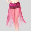 Glitter Sequins Belly Dance Belt Long Tassel Hip Scarf Skirt Sequin Waist Chain  Latin Dancewear