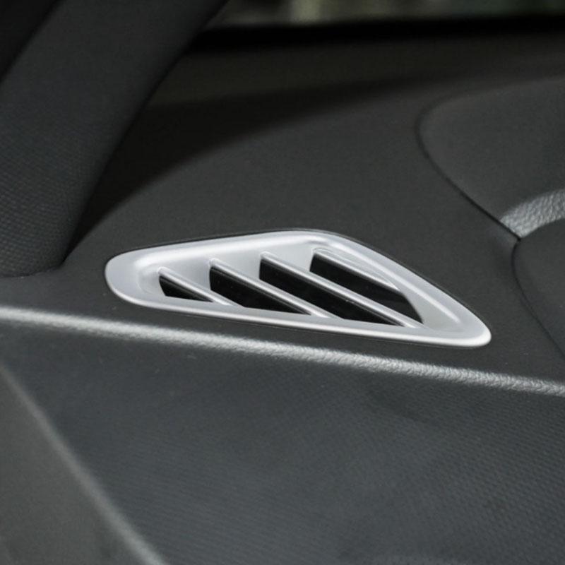 2Pcs/Set Car Air Condition Vent Outlet Decoration Cover Sequins Trim for Hyundai Kona Kauai 2017 -2022 Accessories