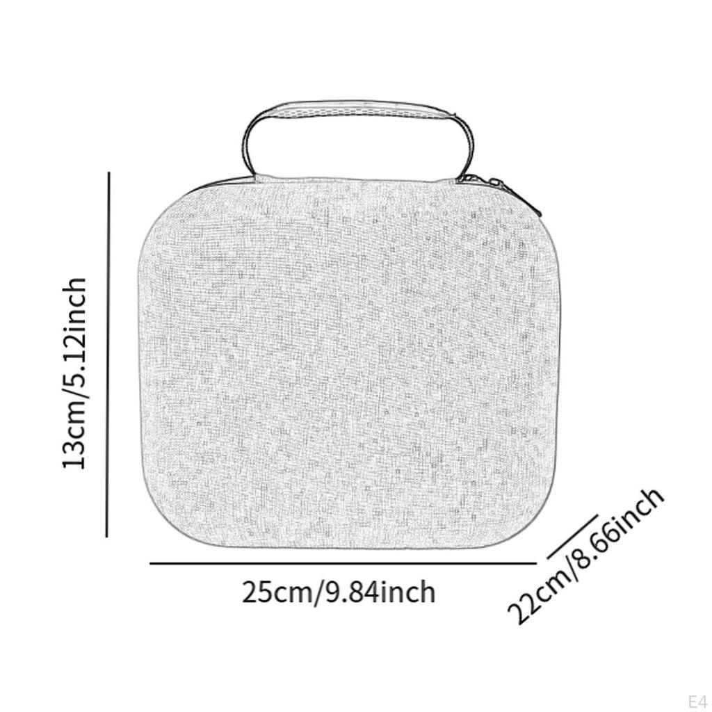 And Speaker Storage Case, Multi-Purpose Heavy Duty Carrying Case with Handle, Portable Travel