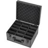 Graded Card Case 3 Row 180 PSA Slab Storage Box with Mechanical Lock, Baseball Sports Trading Cards Holder Collector with 12 Dividers, Holds 120 SGC