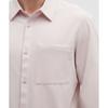 Lululemon Commission Long Sleeve Shirt  Pocket White Porcelain Pink