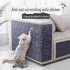 Sofa Protector Sticker: Self-adhesive Fabric Cats Scratch Pad, Cut To Size for Furniture & Walls.