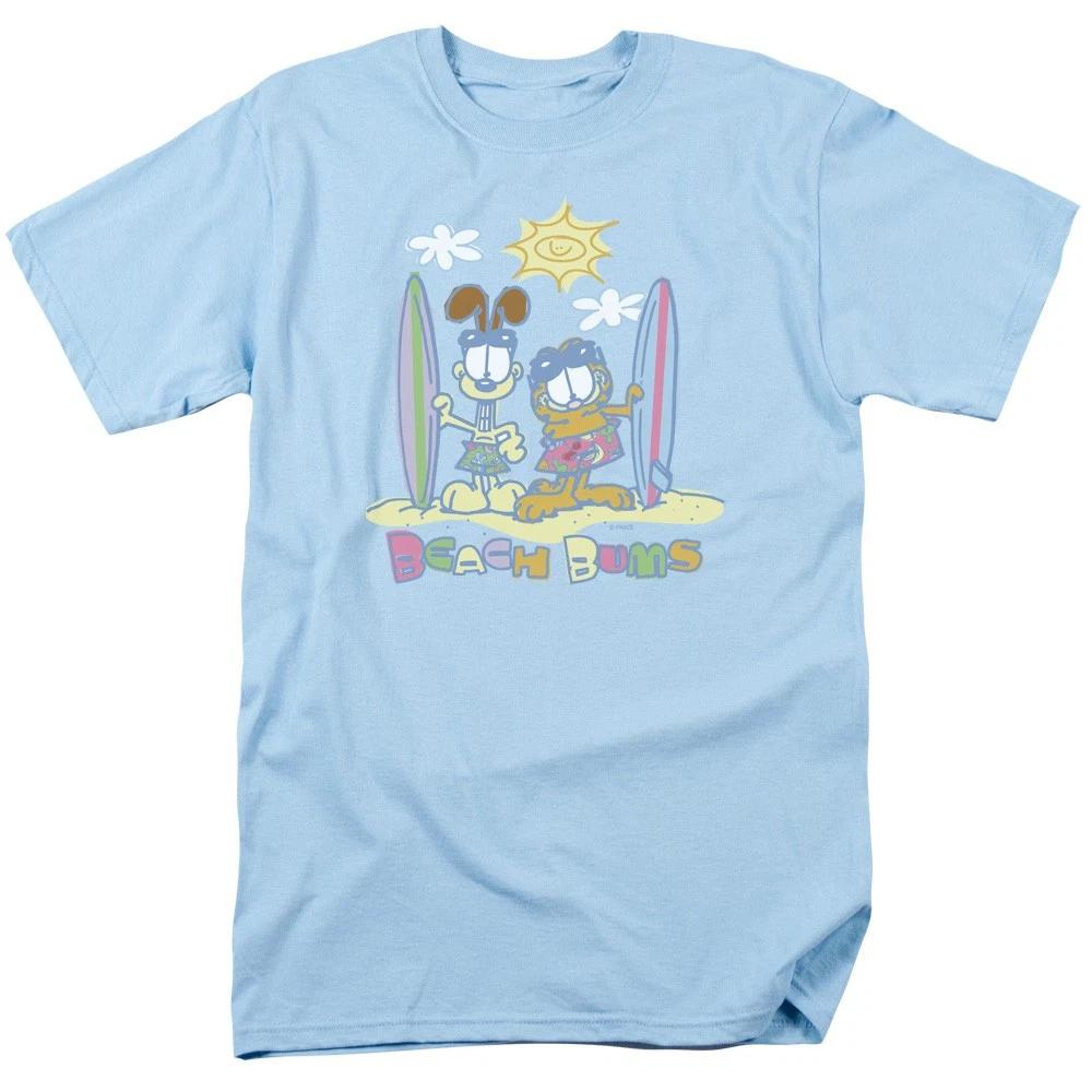 Garfield - Beach Bums -  Unisex Short Sleeve Children s T-shirt - Blue 100