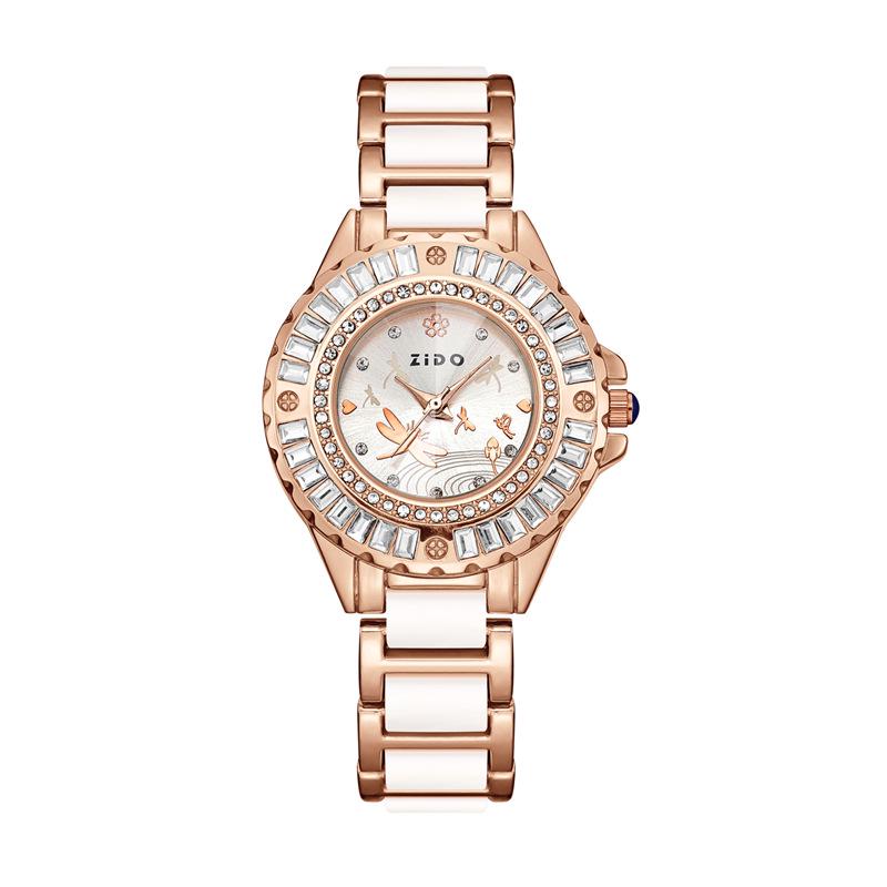 Starry Sky Quartz Watch with Diamond Inlay - Women s Fashion Wristwatch. Watch Only
