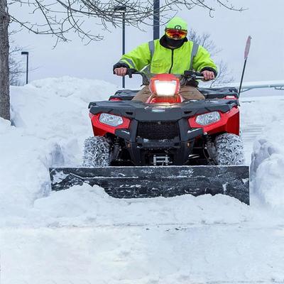Metal Snow Plow Shoes Adjustable Skid Shoe with Pins & Washers Heavy Duty Snow Plow Skid Shoes Snow Removal Equipment