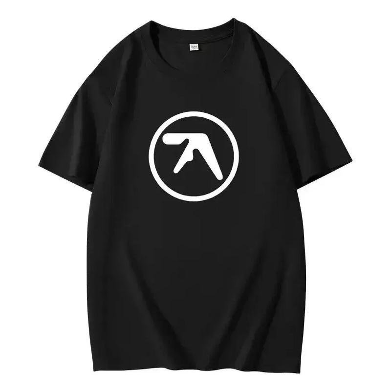 Moda Divertida Aphex Twin De Manga Corta Para Hombre De 2024 S