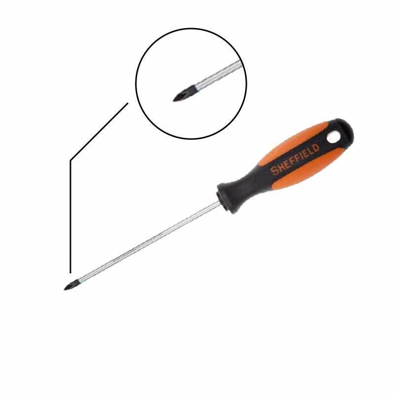 Steel Shield Dual-Handle Phillips Screwdriver
