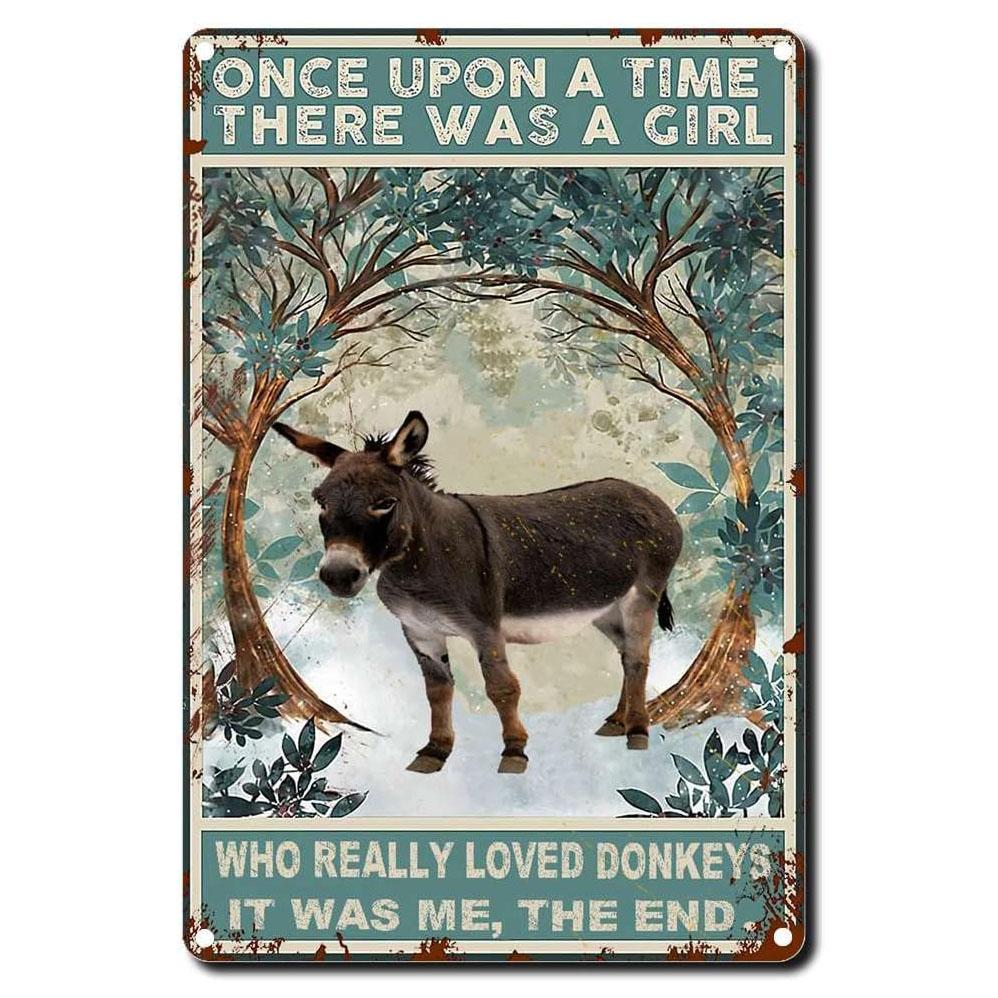 Metal Tin Signs Plaque A Girl Loved Cat Wall Decoration Vintage Iron Painting Art Posters for Man Cave Home Cafe Garden Club