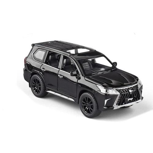 1/32 Scale Diecast Alloy Car with Sound & Light Pullback for Lexus (LX570 SUV) - Toy Gift