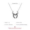 European and American Bull Head Pendant Street Hip Hop Retro Simple Fashion Punk Style Bull Horn Necklace Accessories