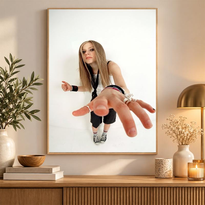 Avril Lavigne Diamond Painting Kit 5D Full Drill DIY Diamond Mosaic Wall Art Home Decor