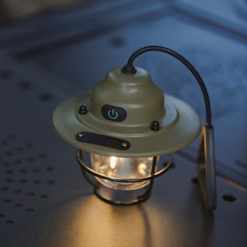 Portable Pendant Camping Lamp Hanging Retro Chandeliers Tent Lights Camping Ambient Light BBQ