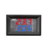 Three-Digit Dual-Display Digital Thermometer With NTC Metal DC4-28V Waterproof Dual Probes Red and Blue Display
