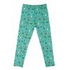 Girls' Cute Cartoon Print Sports Leggings - Stretchy and Stylish Tights