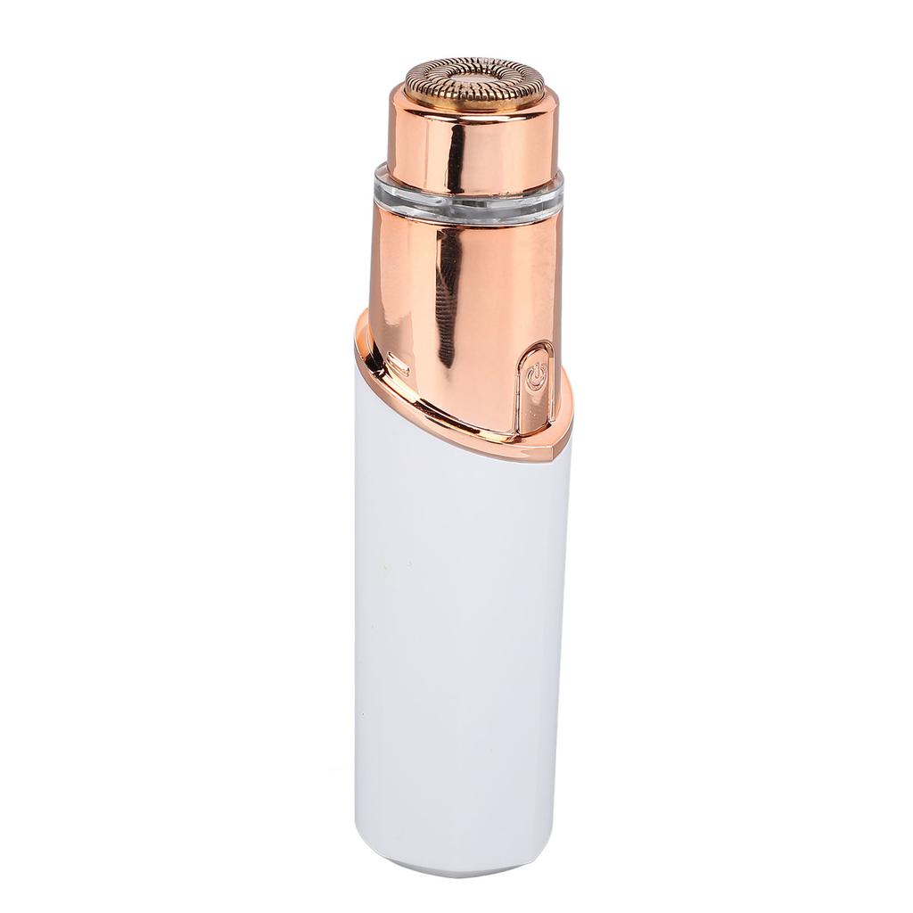 Facial Hair Remover Compact Travel Portable Electric Facial Epilator with LED Light for Men Women