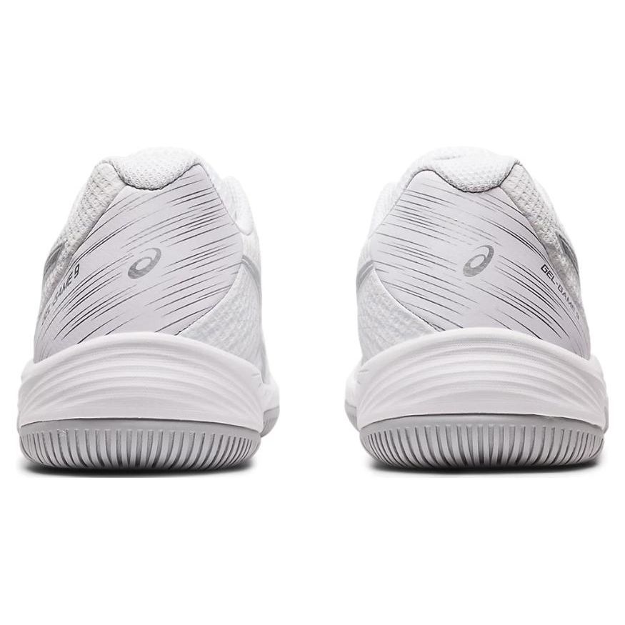 Asics Gel Game 9 White Pure Silver Women Sneakers 1042A211-100