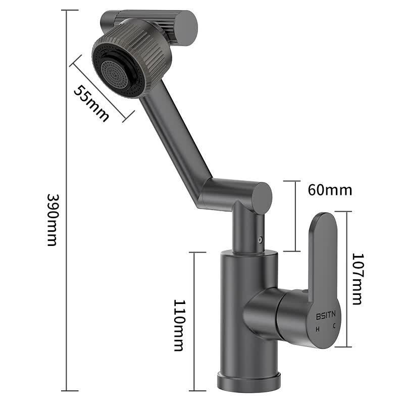 BSITN Hot & Cold Basin Faucet with Universal Arm