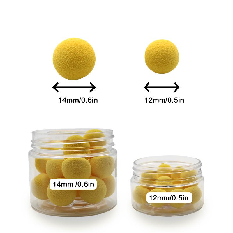 15x Carp Fishing Accessories 12mm/14mm Pop Up Foam Boilies Baits Lures For Carp Rig Chod Zig Rig Method Feeder Fishing Tackle
