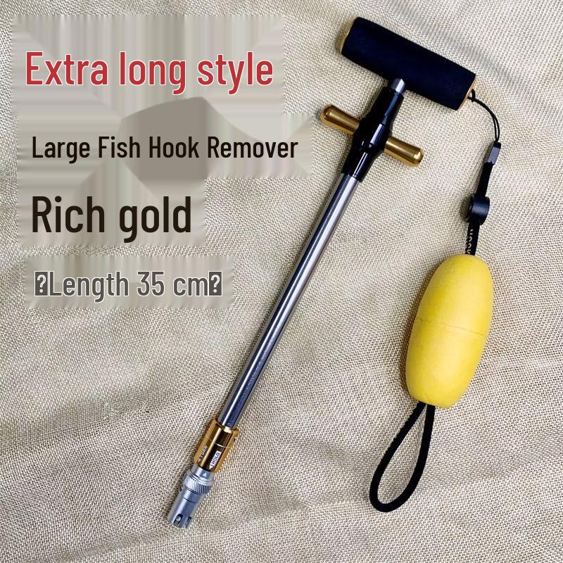 Multi-Function Aluminum Fish Hook Remover for Deep Throat Unhooking
