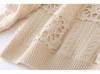 Women's Pure Wool Hollow Out Sweater - Lazy Style Knitwear for Autumn & Winter